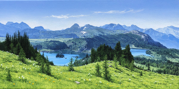 Jean Pilch artwork 'MOUNT STANDISH VIEWPOINT' at Canada House Gallery