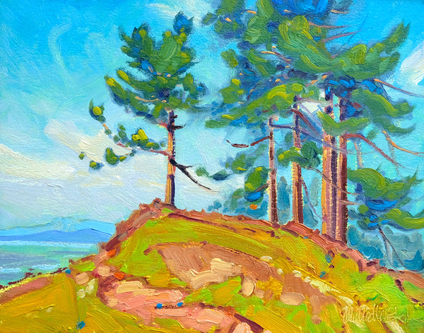 Dominik J Modlinski artwork 'ON THE SHORES OF PENDER ISLAND' at Canada House Gallery