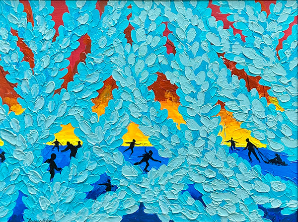 Bill Brownridge artwork 'GLIMPSE THROUGH HOAR-FROST' at Canada House Gallery