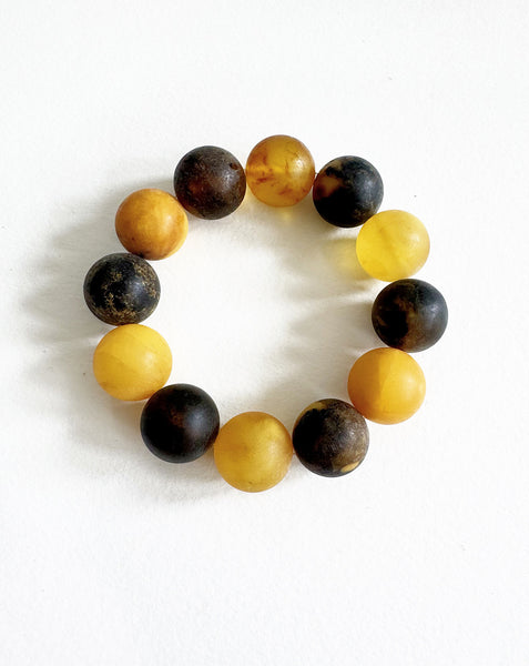 . NESHKA artwork 'AMBER SPHERES BRACELET' at Canada House Gallery