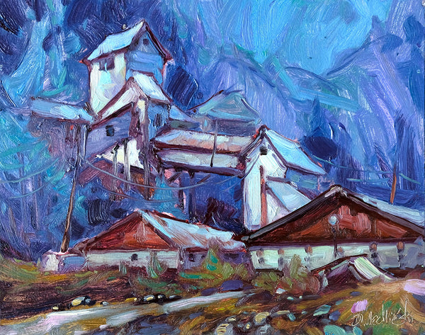 Dominik J Modlinski artwork 'WHERE LIGHT CANNOT FOLLOW - SANDON' at Canada House Gallery