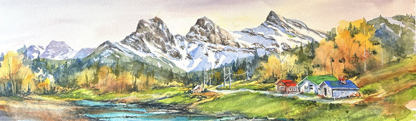 Donna Jo Massie artwork 'THE THREE SISTERS' at Canada House Gallery