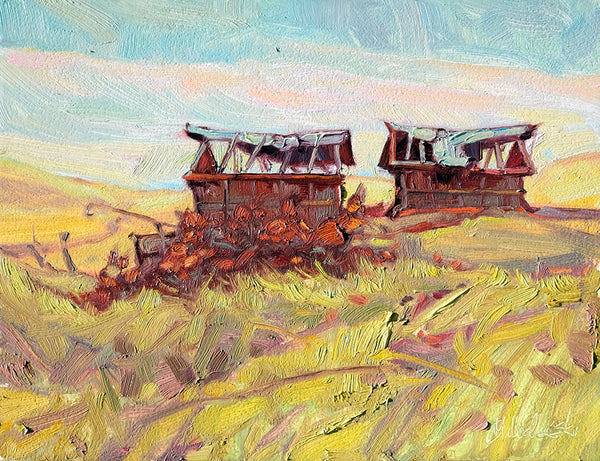 Dominik J Modlinski artwork 'PRAIRIE RELIC - ROSEBUD' at Canada House Gallery