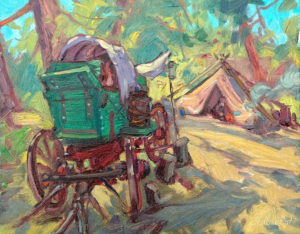 Dominik J Modlinski artwork 'THE LONG RIDE WEST' at Canada House Gallery