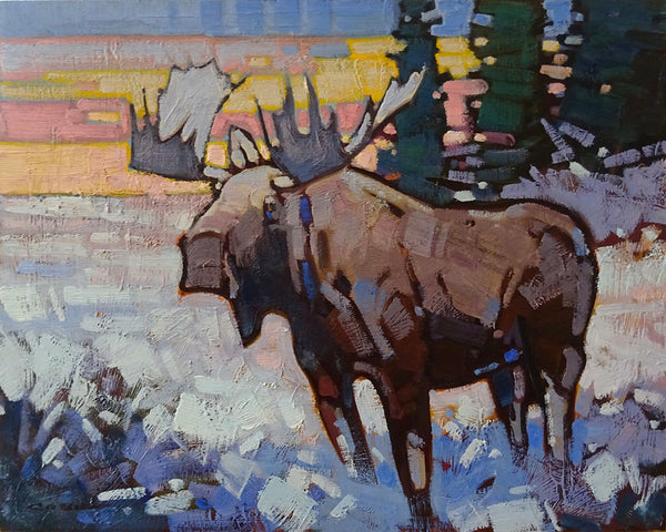 Cameron Bird artwork 'MEADOW MORNING' at Canada House Gallery