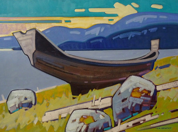 Cameron Bird artwork 'PROTECTED WATERS' at Canada House Gallery