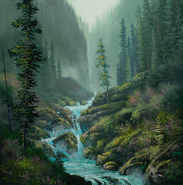 Roger D Arndt artwork 'CANYON STEPS' at Canada House Gallery