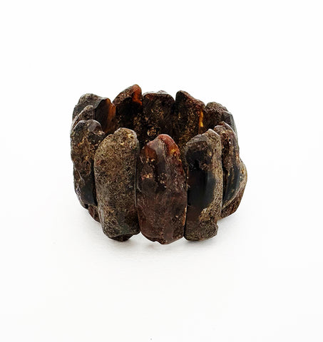 SCULPTURAL AMBER BRACELET