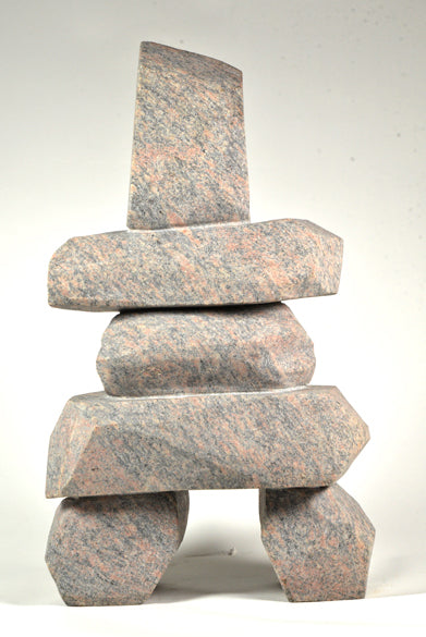 Kudlu Nungusuituq artwork 'INUKSHUK' at Canada House Gallery