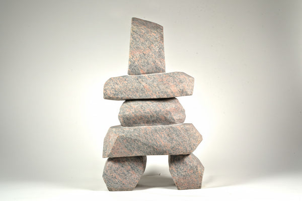 Kudlu Nungusuituq artwork 'INUKSHUK' at Canada House Gallery