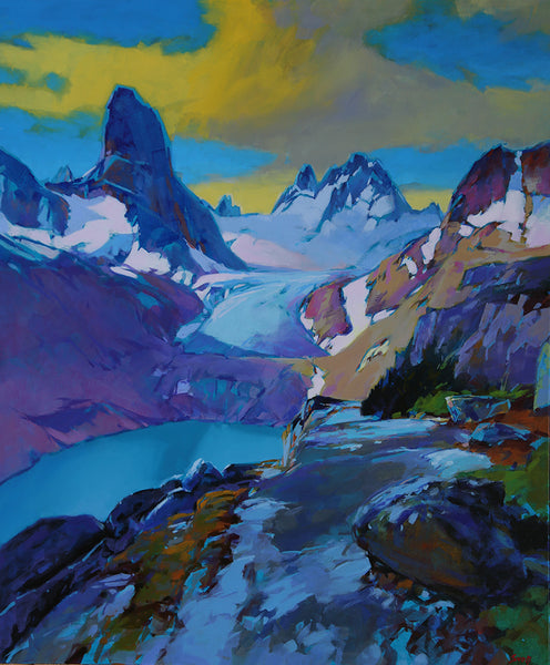 Mike Svob artwork 'HIGH MOUNTAIN VISTA' at Canada House Gallery