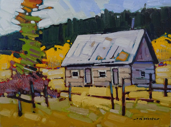 Cameron Bird artwork 'OCTOBER GOLD' at Canada House Gallery