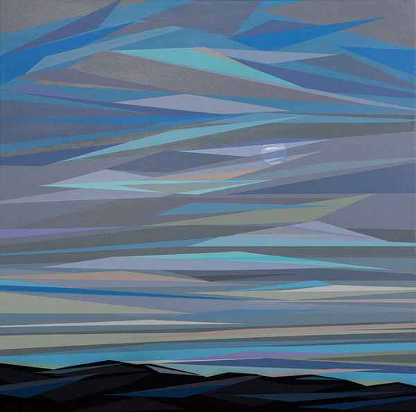 Billie Rae Busby artwork 'THE MOON WAITED TOO' at Canada House Gallery