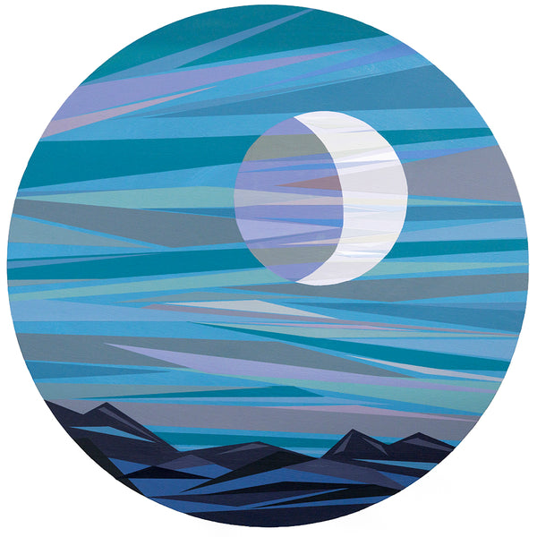 Billie Rae Busby artwork 'UNDER THE BLUE MOON' at Canada House Gallery