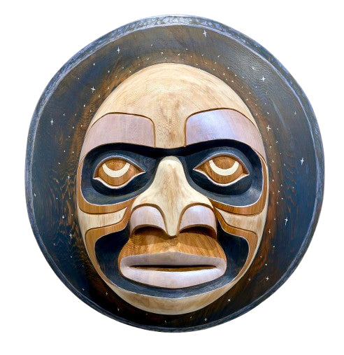 Greg Henderson artwork 'WINTER MOON MASK' at Canada House Gallery