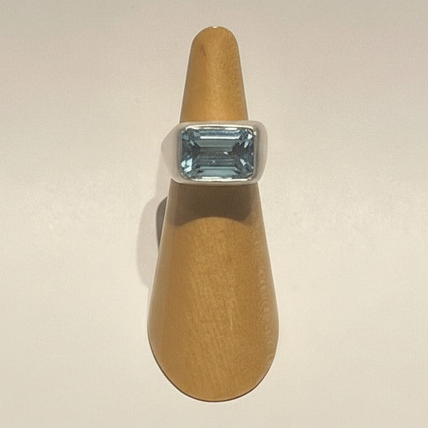 Brigitte Hopkins artwork 'BLUE TOPAZ PINKY RING' at Canada House Gallery