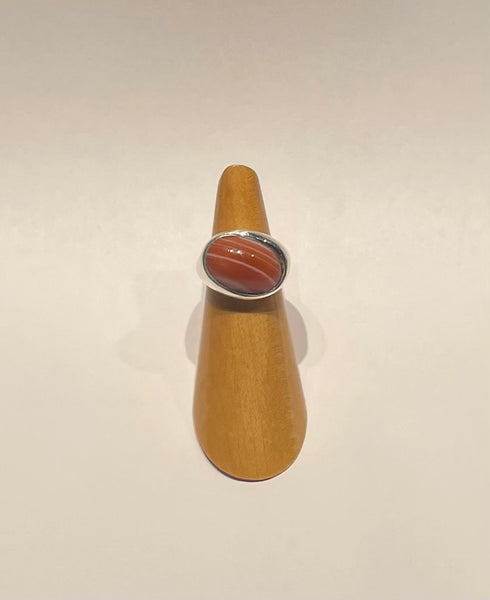 Brigitte Hopkins artwork 'AGATE PINKY RING' at Canada House Gallery
