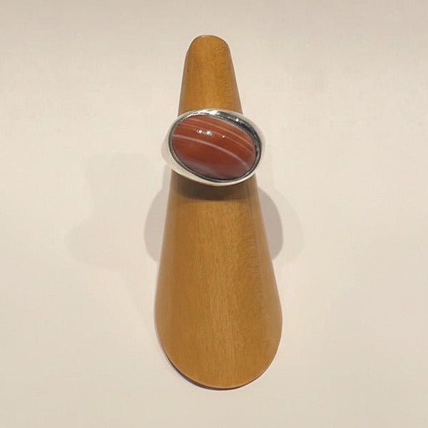 Brigitte Hopkins artwork 'AGATE PINKY RING' at Canada House Gallery