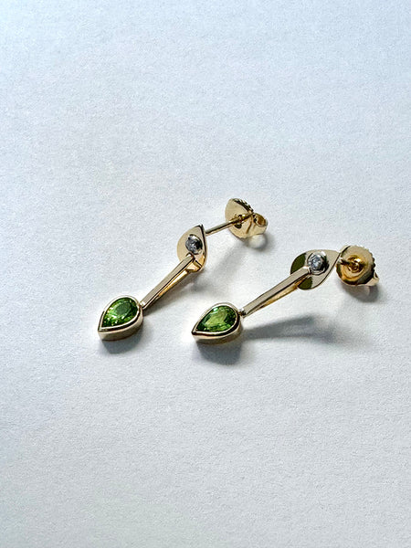 Susan Kun artwork 'MALI GARNETS EARRINGS' at Canada House Gallery