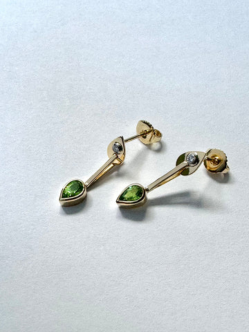 MALI GARNETS EARRINGS