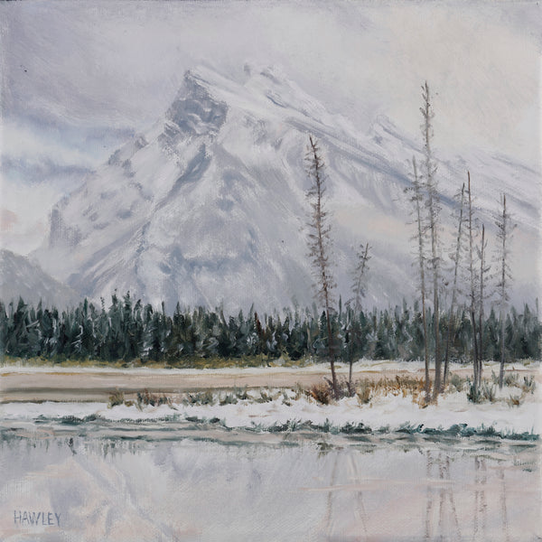 Heather Hawley artwork 'MT. RUNDLE SPLENDOUR' at Canada House Gallery