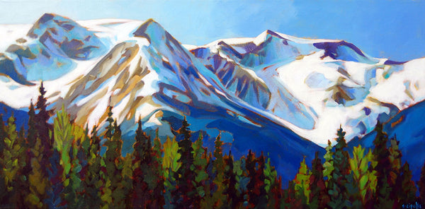 Susie Cipolla artwork 'ROCKIES VISTA' at Canada House Gallery