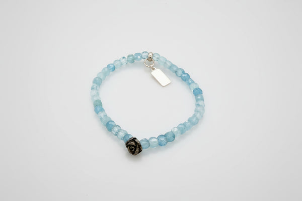 LULU B Designs artwork 'BLEU' at Canada House Gallery