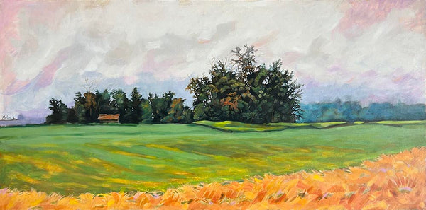 Terry McCue artwork 'PARKLAND' at Canada House Gallery