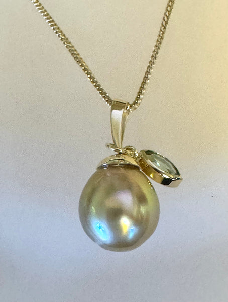 Susan Kun artwork 'SOUTH SEA PEARL PENDANT' at Canada House Gallery