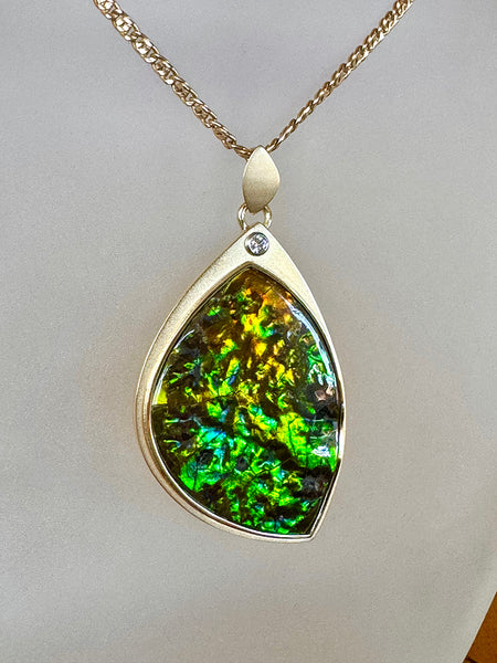 Susan Kun artwork 'AMMOLITE PENDANT' at Canada House Gallery