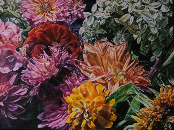 Robert Lemay artwork 'FALL FLOWERS' at Canada House Gallery