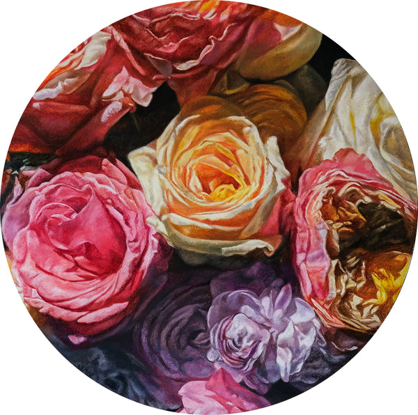 Robert Lemay artwork 'GARDEN ROSES' at Canada House Gallery