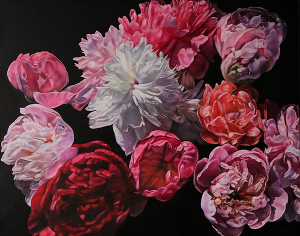 Robert Lemay artwork 'LARGE PEONY GARDEN 2' at Canada House Gallery
