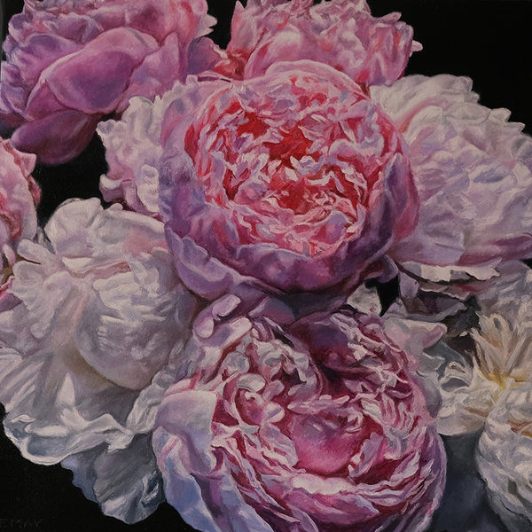 Robert Lemay artwork 'MAGENTA PEONIES' at Canada House Gallery