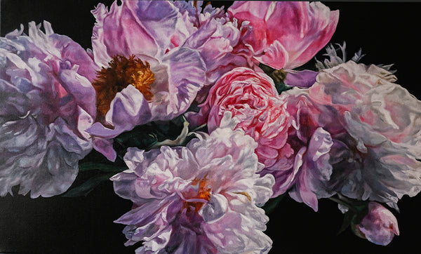 Robert Lemay artwork 'MAGENTA PEONIES' at Canada House Gallery