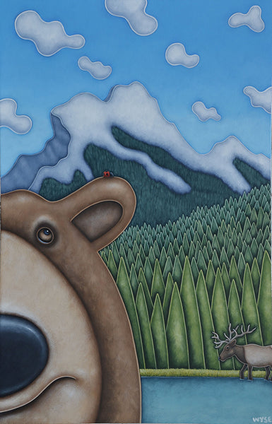 Peter Wyse artwork 'BOSS OF THE ROCKIES' at Canada House Gallery