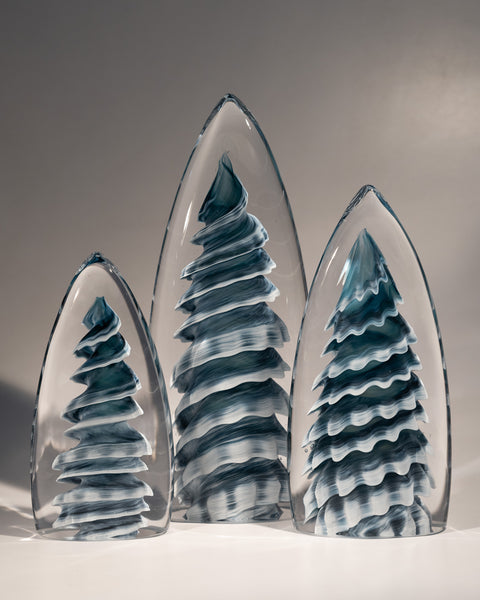 Ryan Bavin artwork 'FROSTED TREE TRIO #260318-1' at Canada House Gallery
