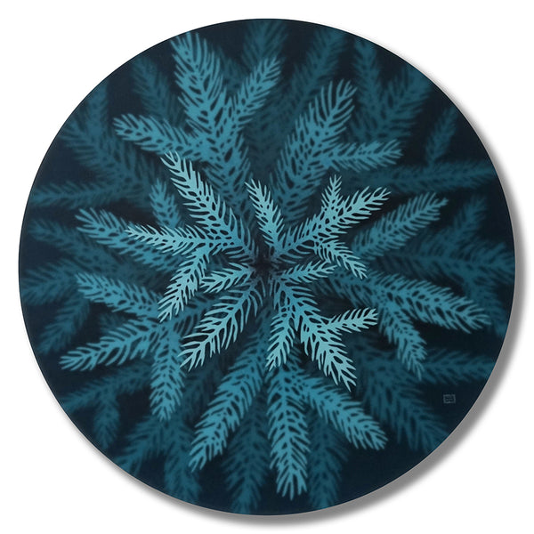 Jeff Sylvester artwork 'BLUE SPRUCE' at Canada House Gallery