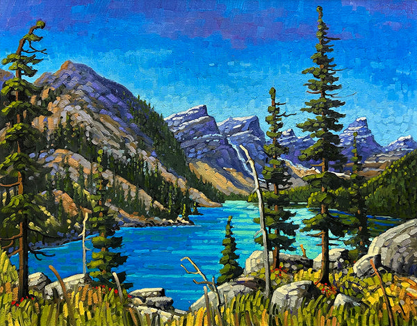 Rod Charlesworth artwork 'SEPTEMBER MORAINE VISTA' at Canada House Gallery