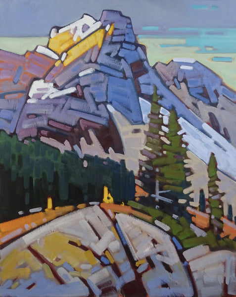 Cameron Bird artwork 'ALPENGLOW IN YOHO' at Canada House Gallery