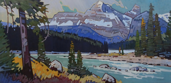 Cameron Bird artwork 'DAYBREAK ALONG THE ATHABASCA' at Canada House Gallery