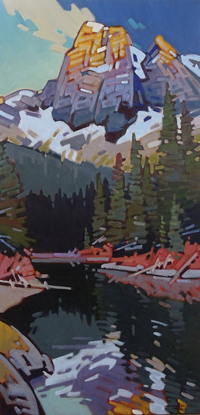 Cameron Bird artwork 'MAGIC HOUR IN THE YOHO' at Canada House Gallery