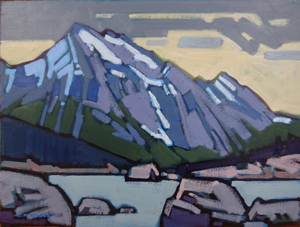 Cameron Bird artwork 'MEDICINE LAKE JASPER PARK' at Canada House Gallery