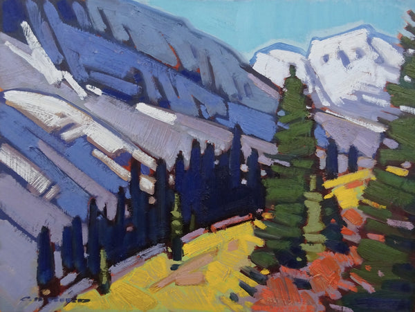 Cameron Bird artwork 'MORNING IN THE RAM' at Canada House Gallery