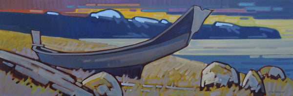 Cameron Bird artwork 'VOICES OF THE PAST' at Canada House Gallery