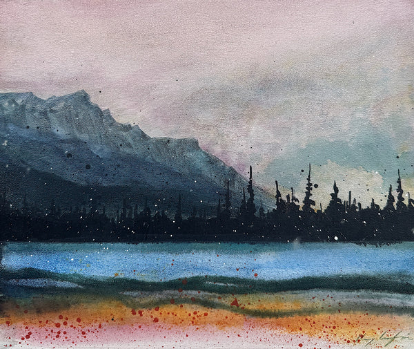 Kerry Langlois artwork 'HAZY DAYS' at Canada House Gallery