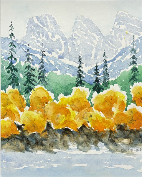 Cliff Swanlund artwork 'FALL COLOURS' at Canada House Gallery