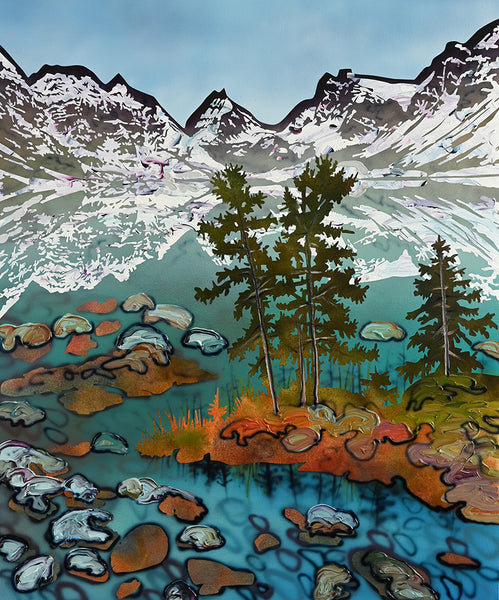 Sheila Kernan artwork 'TREES PLEASE' at Canada House Gallery