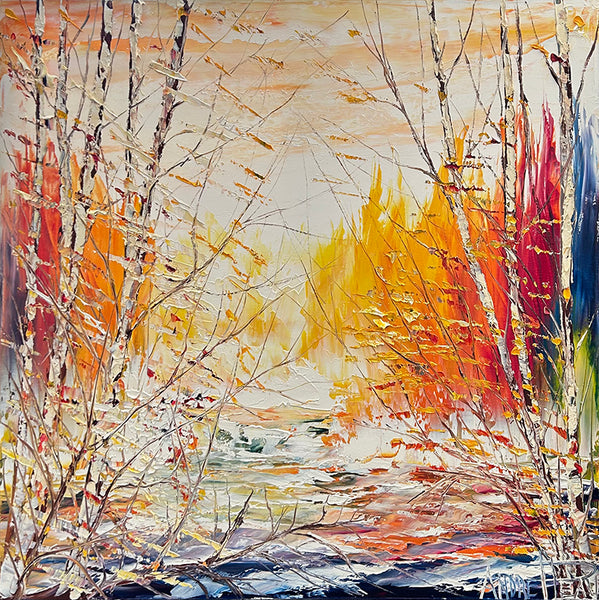 André Pleau artwork 'L'EST DU CANADA' at Canada House Gallery
