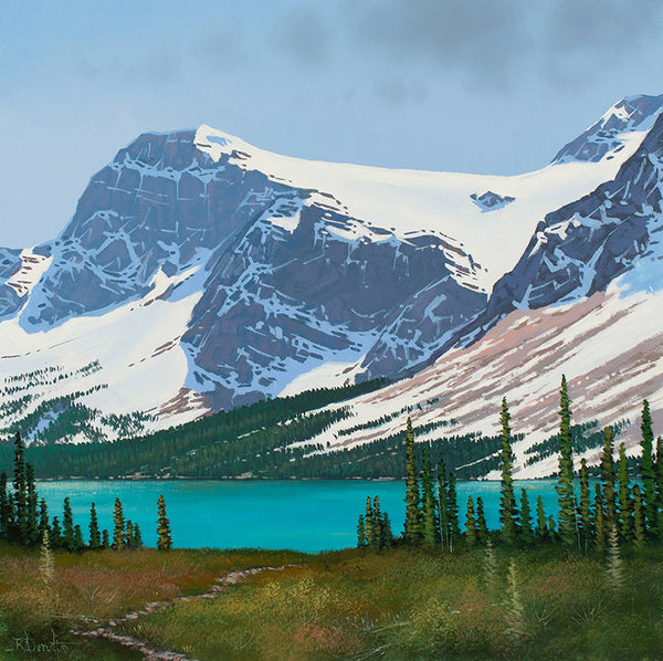 Roger D Arndt artwork 'BOW GLACIER CALM' at Canada House Gallery